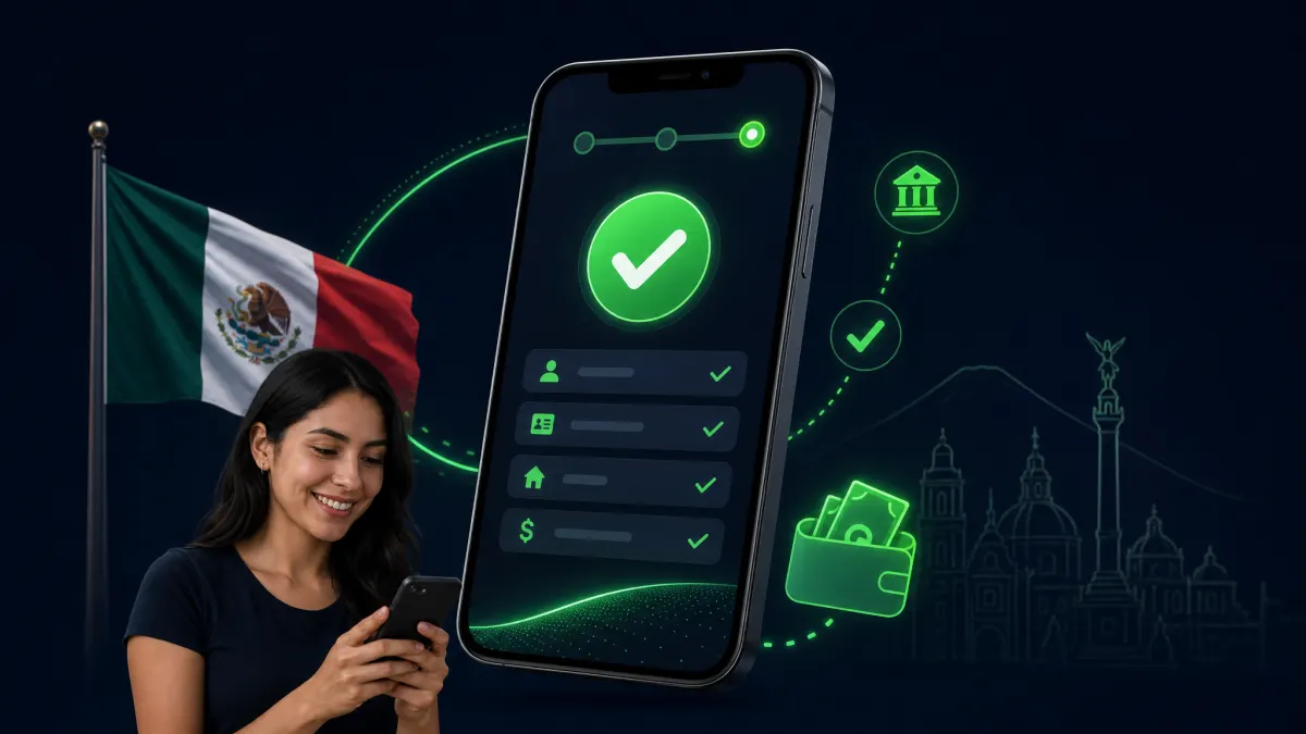 Solicitud de préstamo sin papeleos en México desde el celular